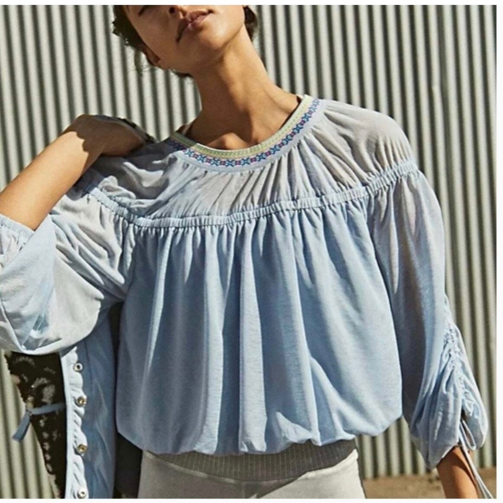 FREE PEOPLE MOVEMENT SUN BLISSED‎ LONG SLEEVE TOP SIZE S